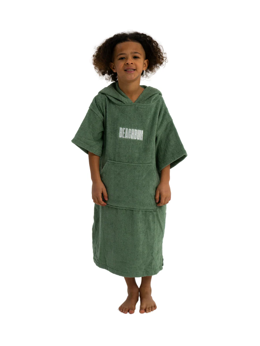 BEACHBUM KIDS TOWEL ROBE - MINT GREEN - Image 3