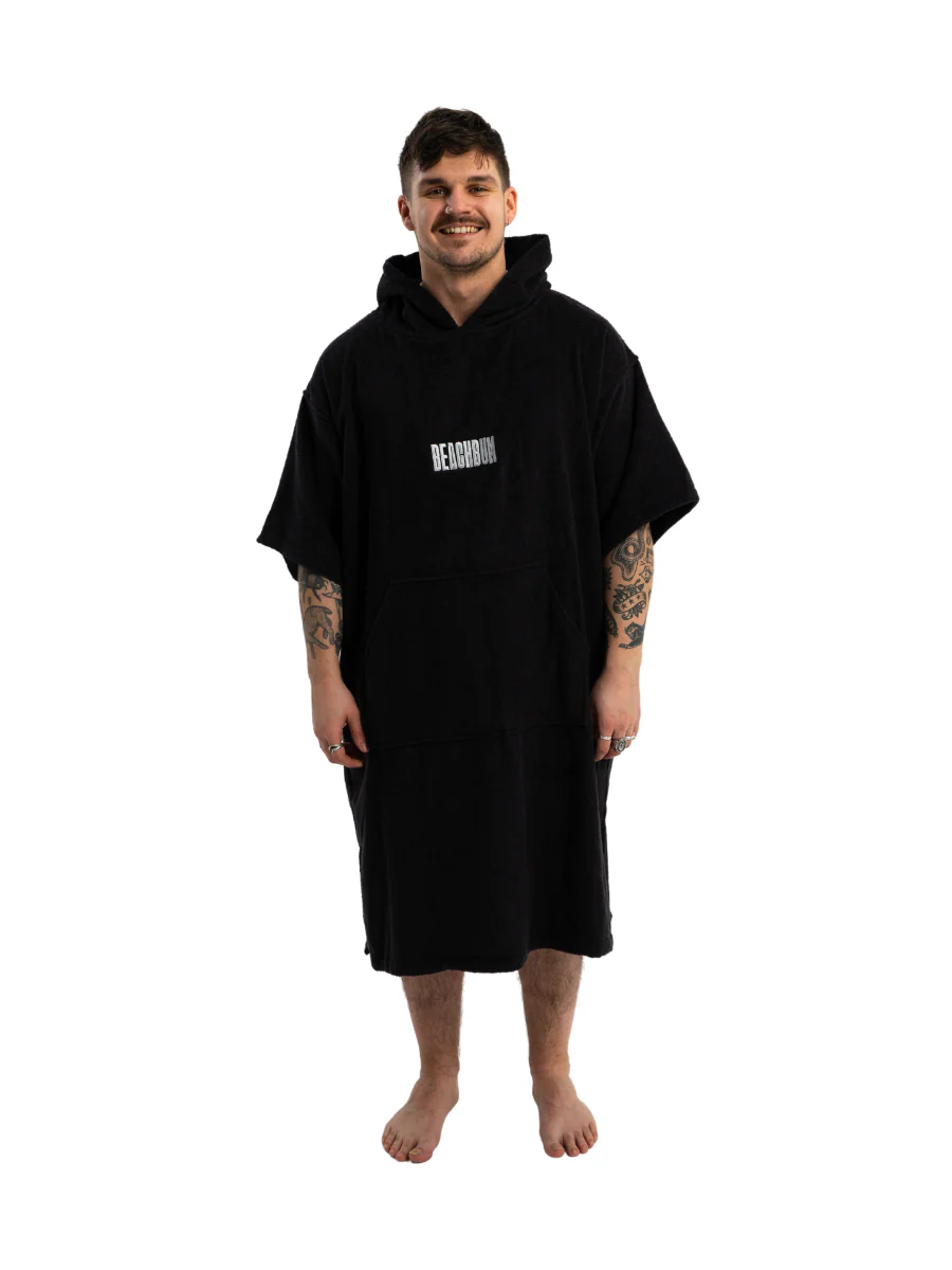 BEACHBUM TOWEL ROBE  - CHARCOAL - Image 3