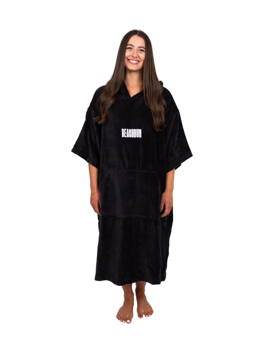 BEACHBUM TOWEL ROBE  - CHARCOAL - Image 6