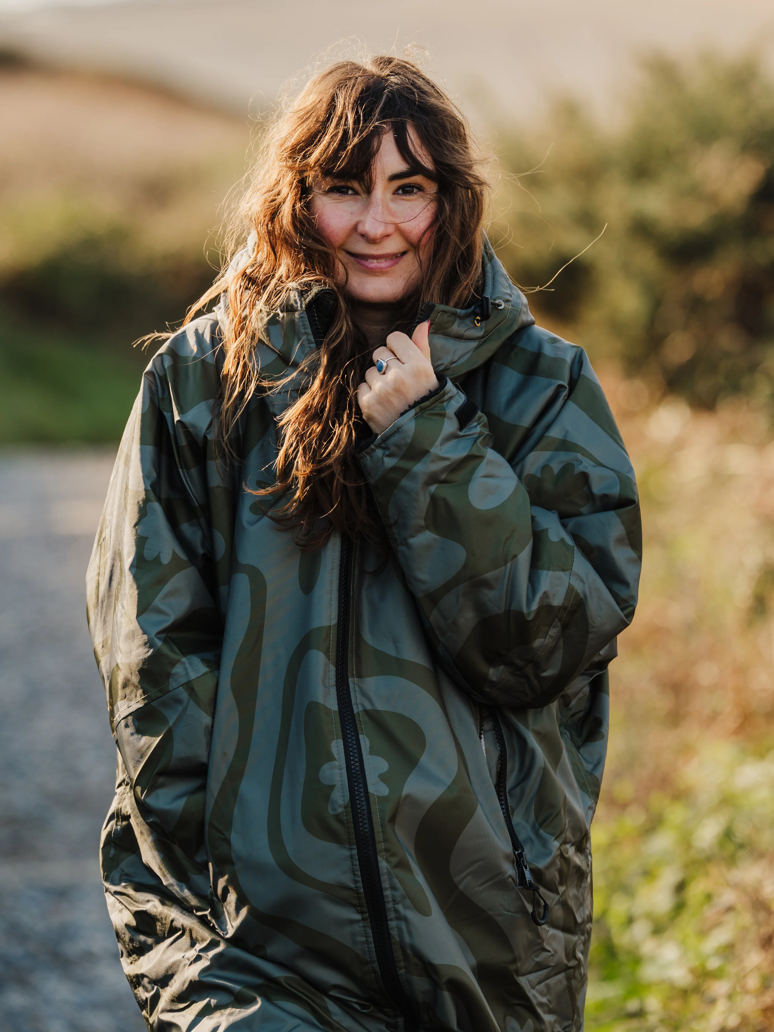 CORAL COLLECTION BROBE - OLIVE GREEN - Image 10