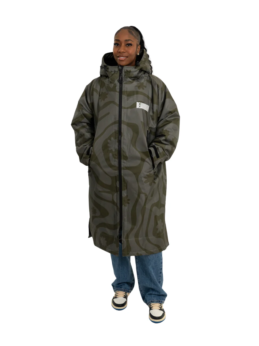 CORAL COLLECTION BROBE - OLIVE GREEN - Image 20
