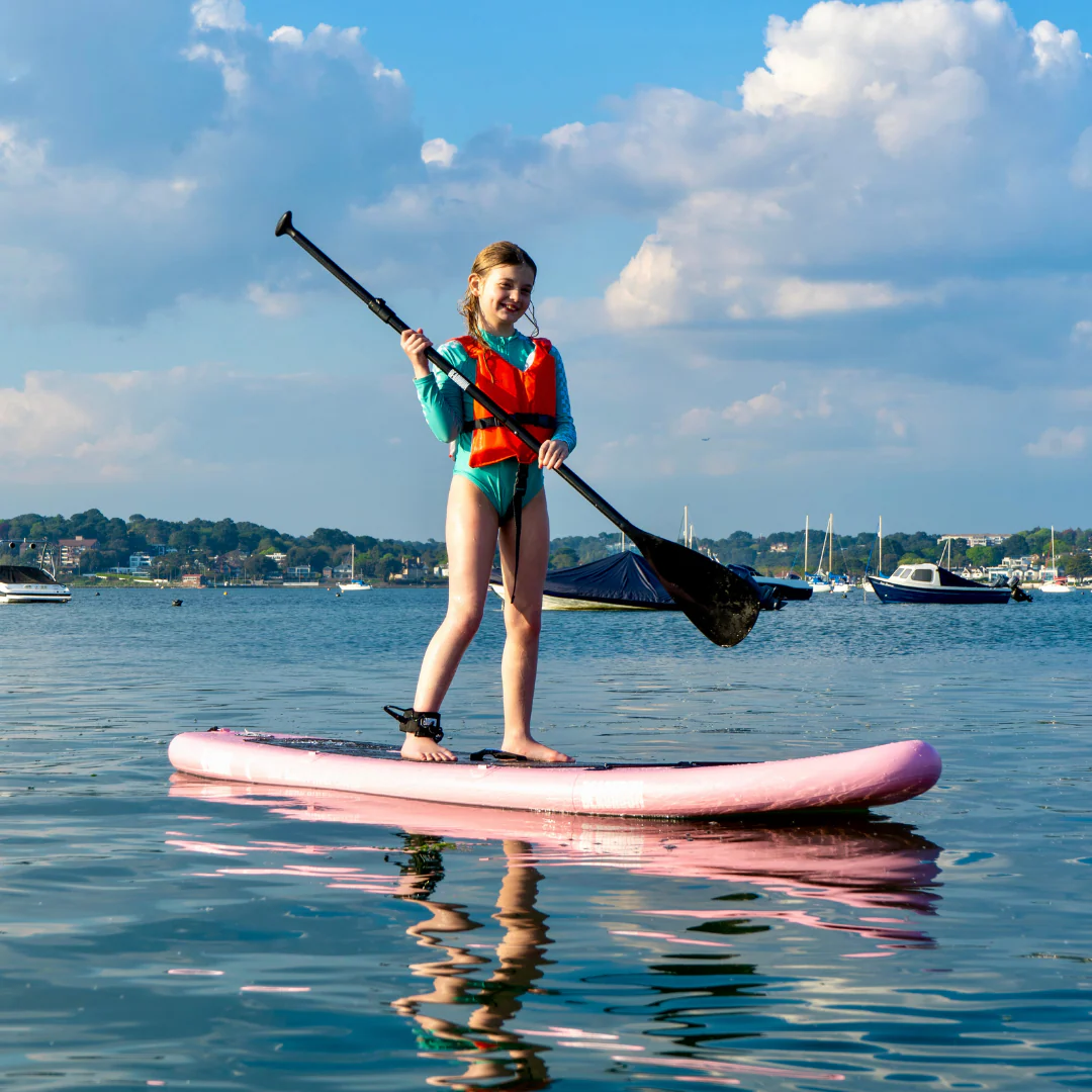 KIDS PINK POWER PADDLE BOARD FULL KIT - Image 3