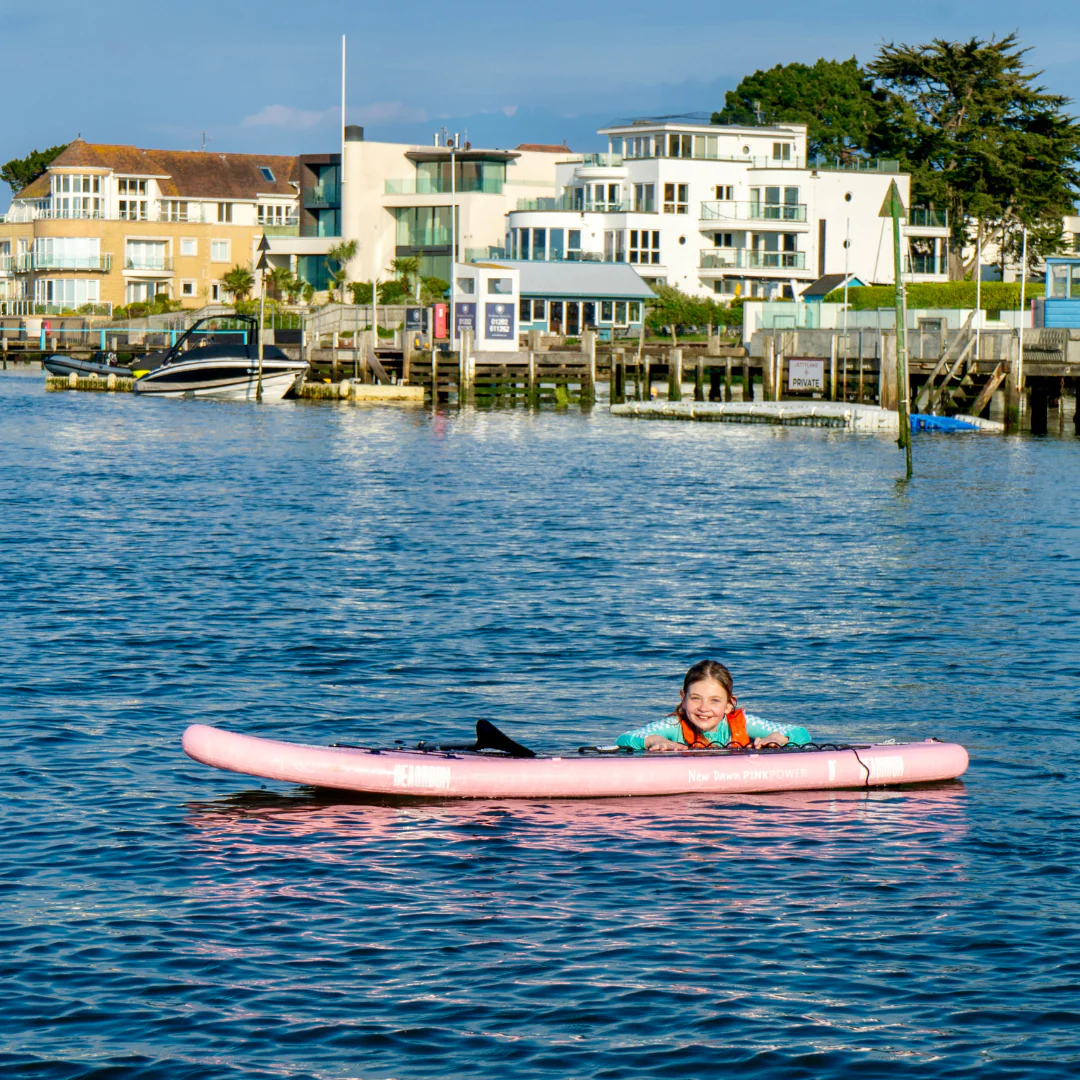 KIDS PINK POWER PADDLE BOARD FULL KIT - Image 6