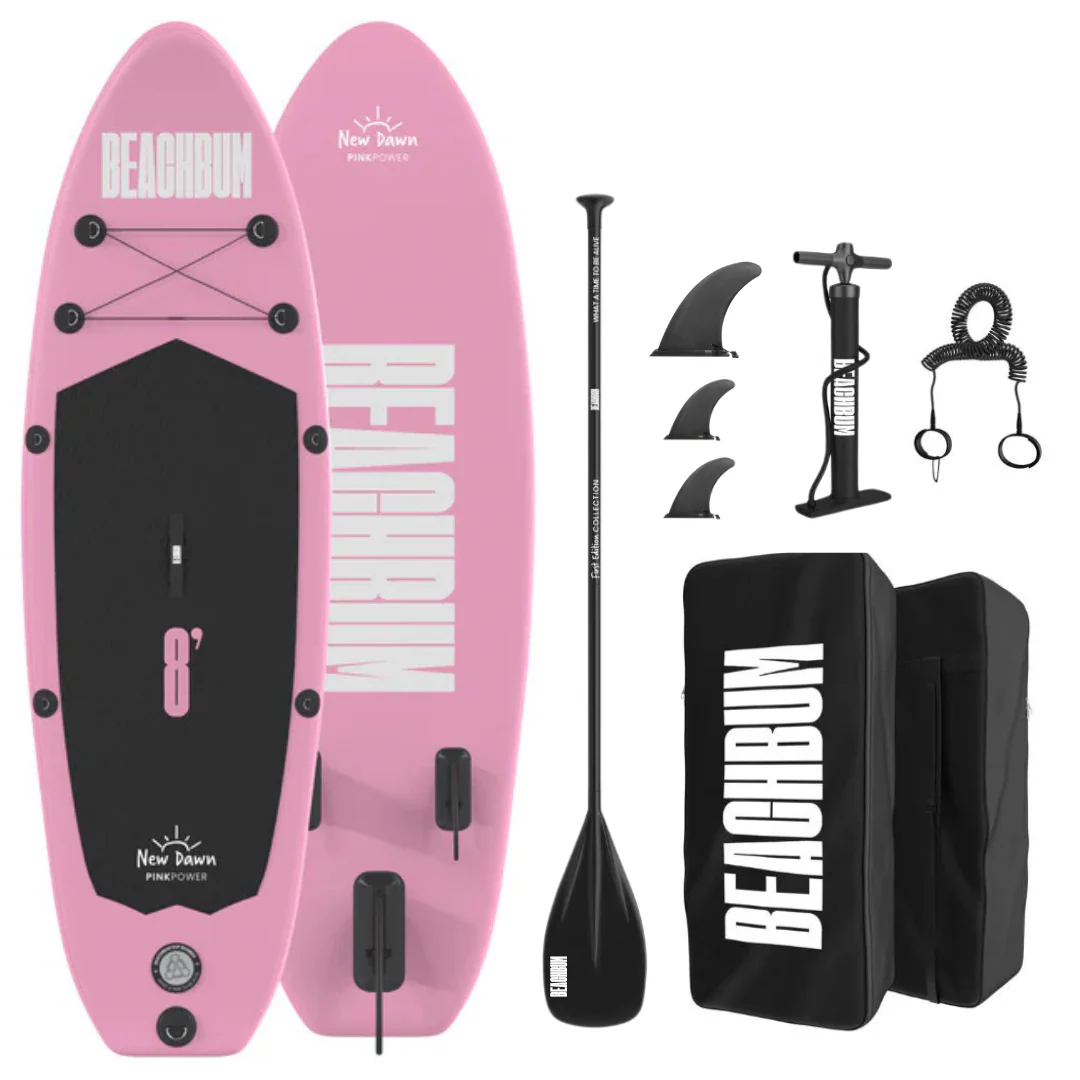 KIDS PINK POWER PADDLE BOARD FULL KIT - Image 7