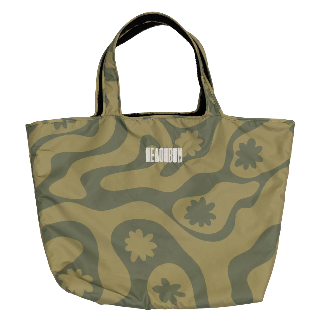 RECYCLED REVERSIBLE TOTE BAG - MINT - CORAL COLLECTION - Image 6