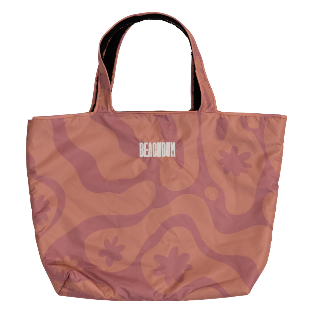 RECYCLED REVERSIBLE TOTE BAG - PINK - CORAL COLLECTION - Image 5