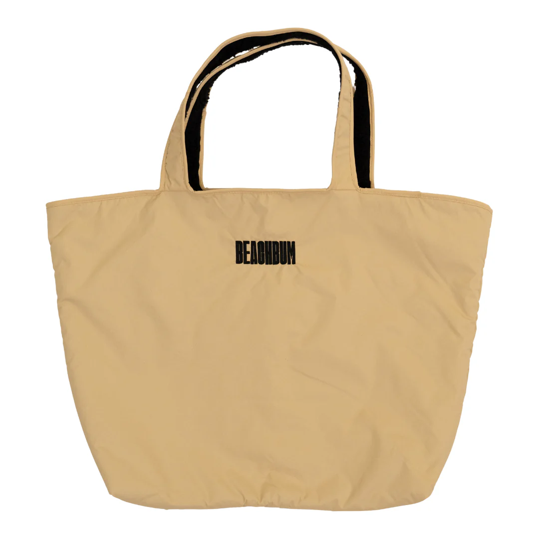 RECYCLED REVERSIBLE TOTE BAG - SAND - Image 7